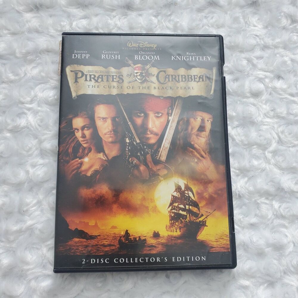 Pirates Of The Caribbean: Curse DVD Collector's Edition Johnny Depp 2003 Action